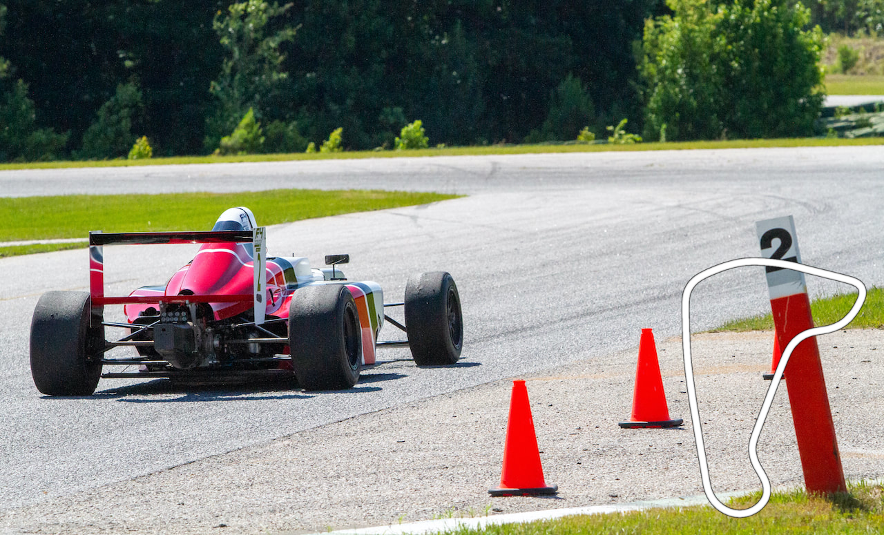 Carolina Motorsports Park, layout east