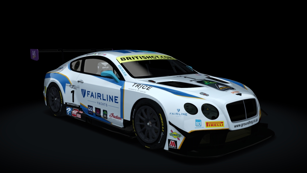 Bentley Continental GT3, skin 2018_BGT_Parker_1