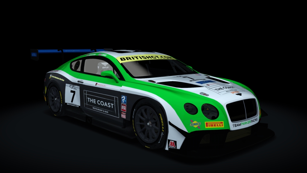 Bentley Continental GT3, skin 2018_BGT_Parker_7a