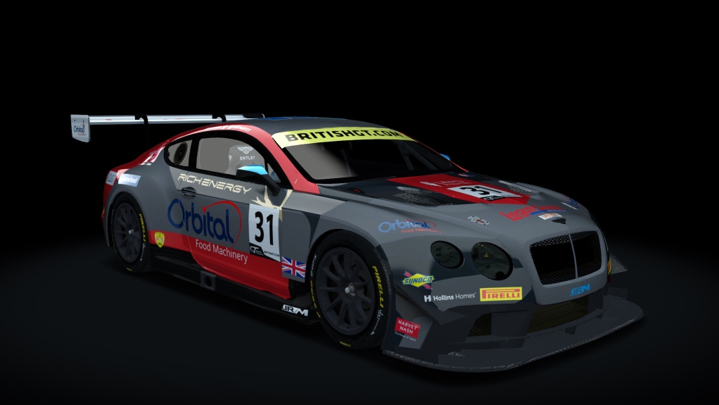 Bentley Continental GT3, skin 2019_BGT_31