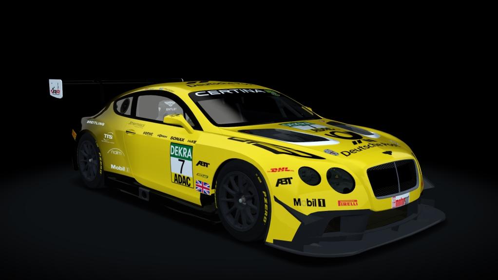 Bentley Continental GT3, skin ABT_Racing_Adac