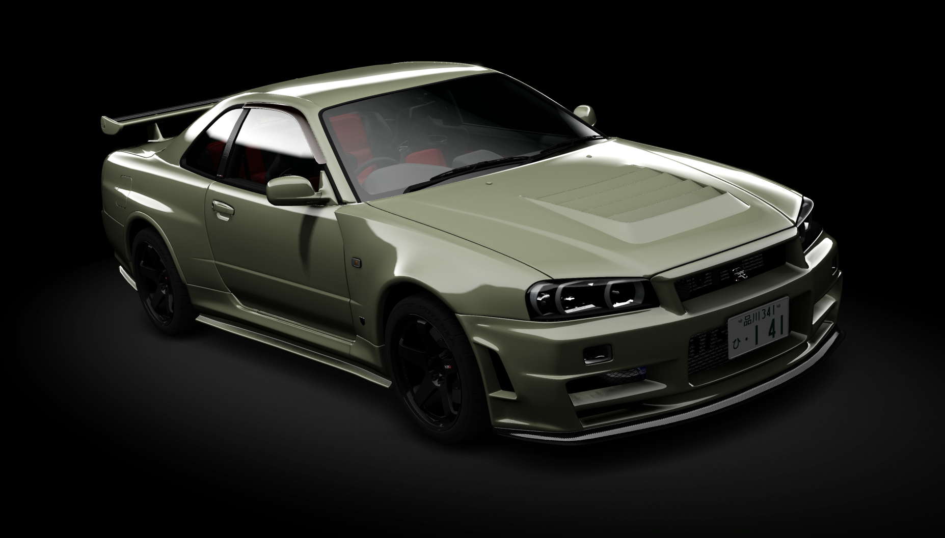 Nissan Skyline GT-R R34 Z-Tune, skin 04_millennium_jade