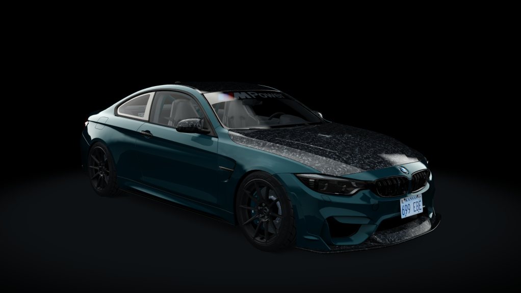 BMW M4 Forged Spec, skin 12_midnight_petrol_green