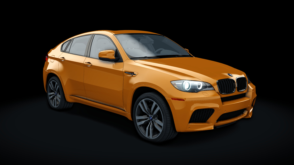 BMW X6M E71 traffic, skin custom_valencia_orange
