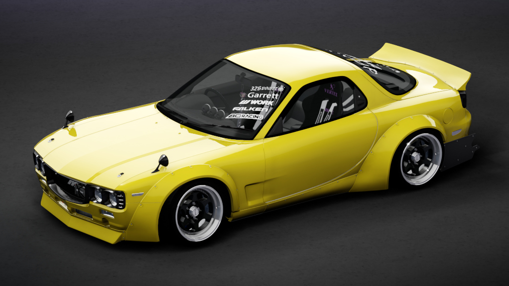 Pāndemic Mazda RX-7 BOSS, skin 02_Competition Yellow