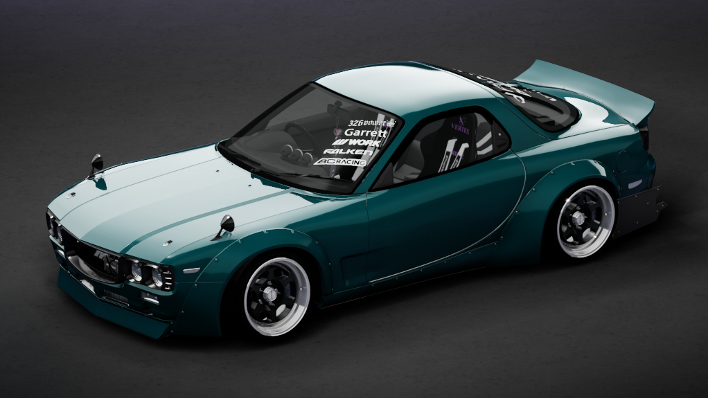 Pāndemic Mazda RX-7 BOSS, skin 03_Montego Blue