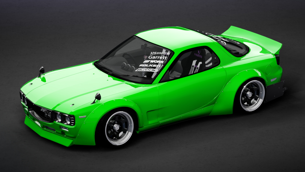 Pāndemic Mazda RX-7 BOSS, skin 04_Lime green