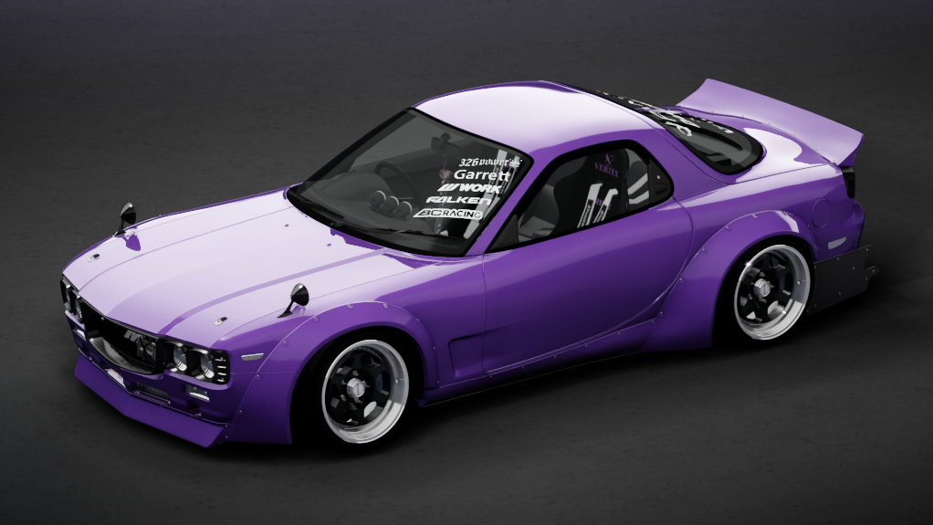 Pāndemic Mazda RX-7 BOSS, skin 05_Northwestern purple