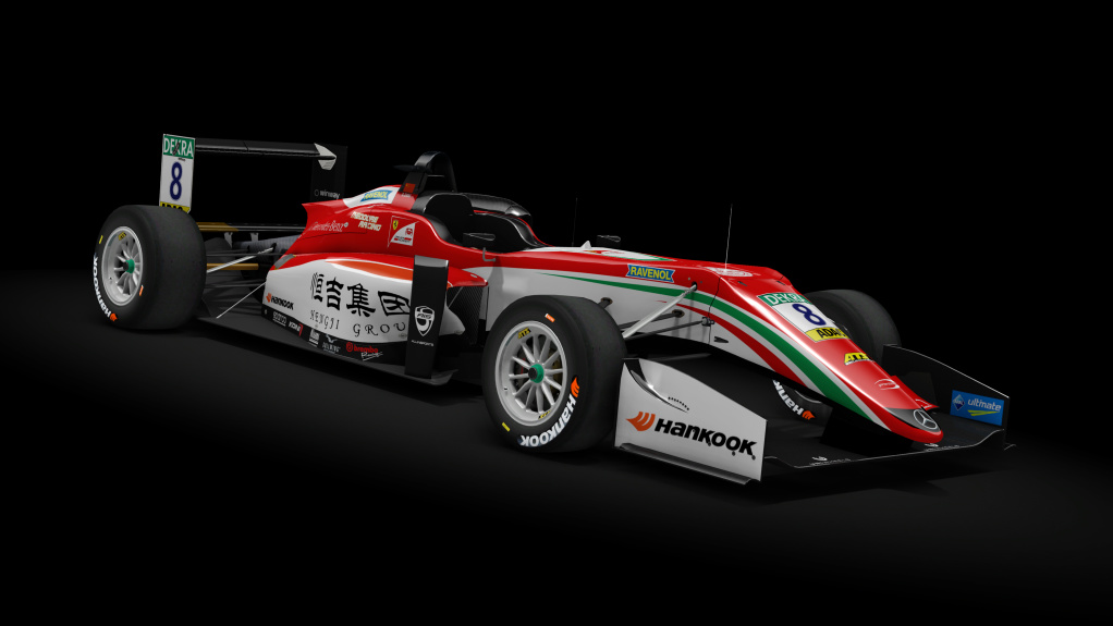 Dallara F317, skin F3_EU_Zhou