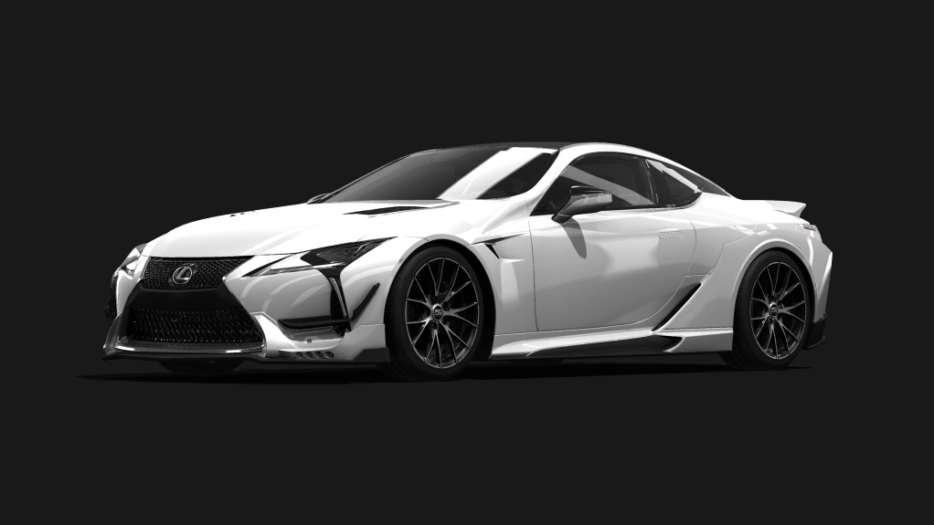 Lexus LC 500 WALD, skin 00_White_Nova_Glass_Flake