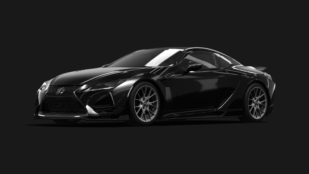 Lexus LC 500 WALD, skin 08_Graphite_Black_Glass_Flake