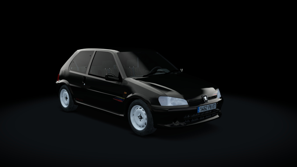 Peugeot 106 Rallye S2, skin 02_black