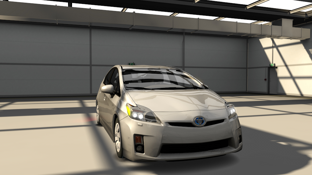 Toyota Prius traffic, skin generated