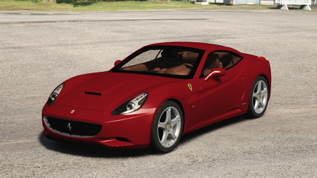 Ferrari California 2009, skin red_corsa