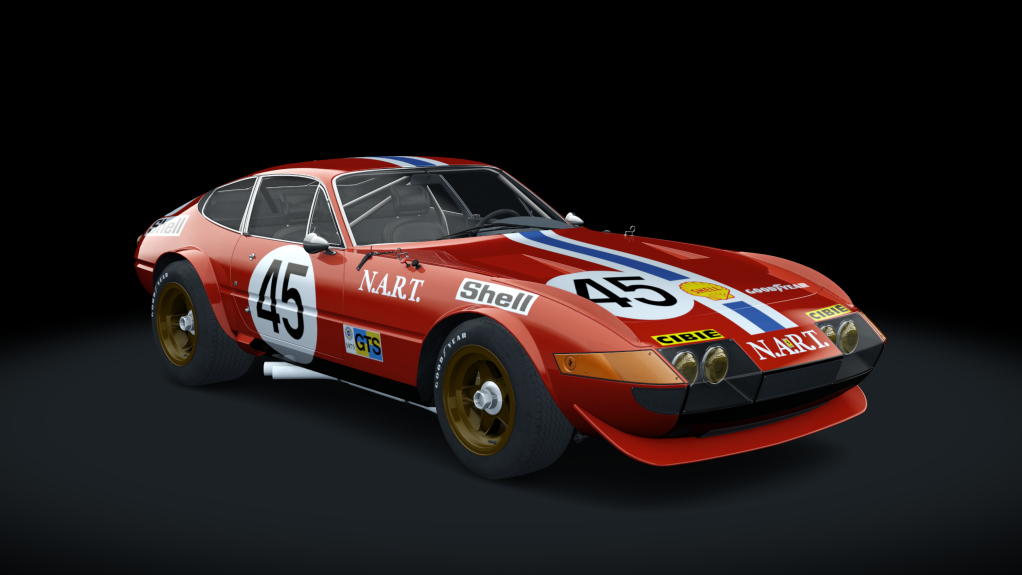 Ferrari 365 GTB/4 Daytona Competizione, skin 45_le_mans_1975