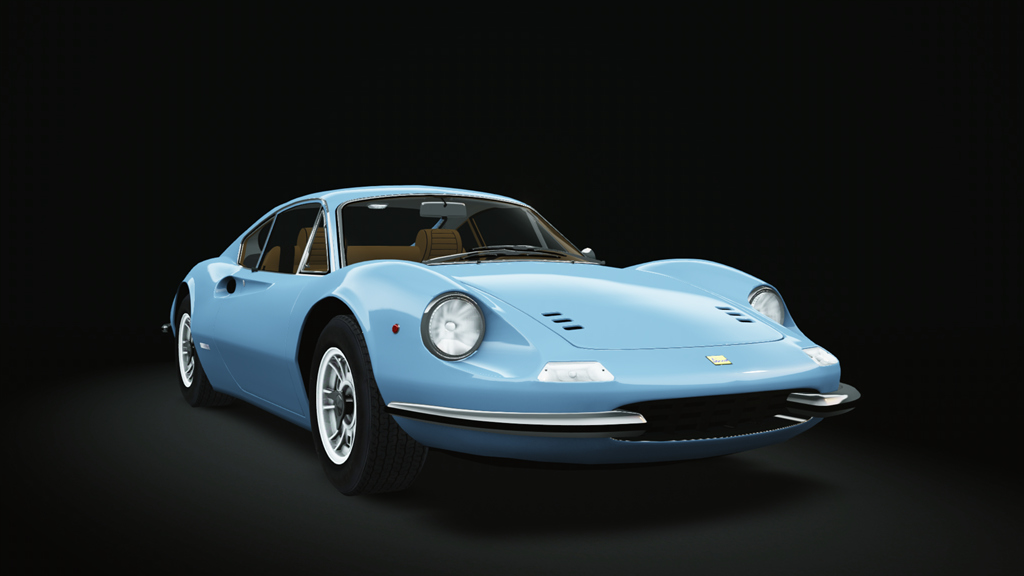 Ferrari Dino 246GT '69, skin Azzurro_con_Cognac