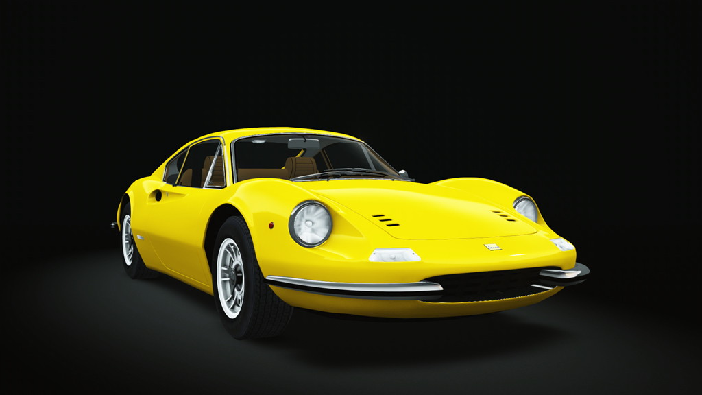 Ferrari Dino 246GT '69, skin Giallo_Fly_con_Cognac