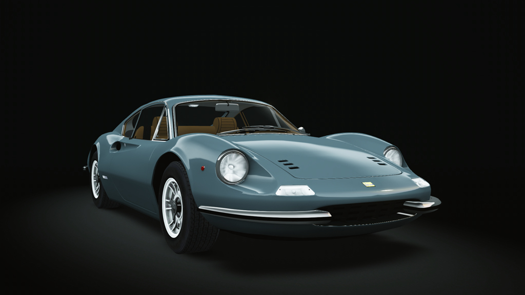 Ferrari Dino 246GT '69, skin Grigio_Fumo_con_Cognac