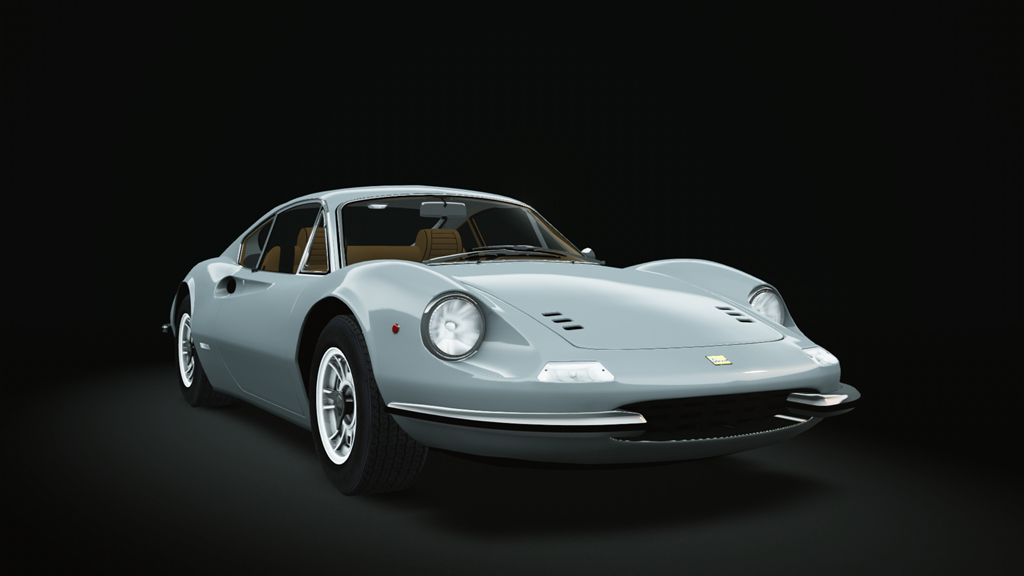 Ferrari Dino 246GT '69, skin Grigio_Notte_con_Cognac