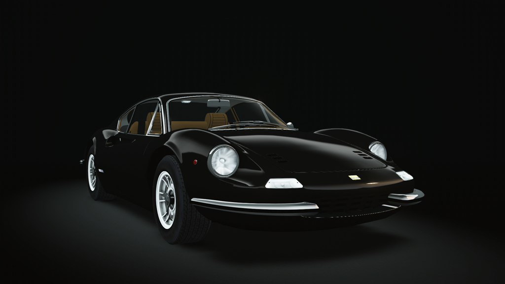 Ferrari Dino 246GT '69, skin Nero_con_Cognac