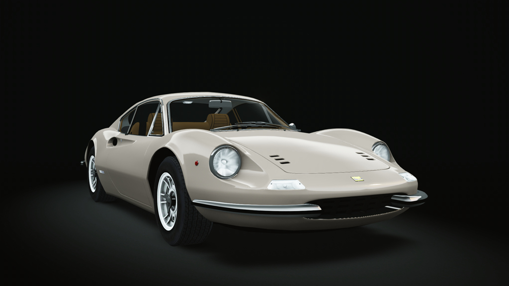 Ferrari Dino 246GT '69, skin Oro_Chiaro_con_Cognac