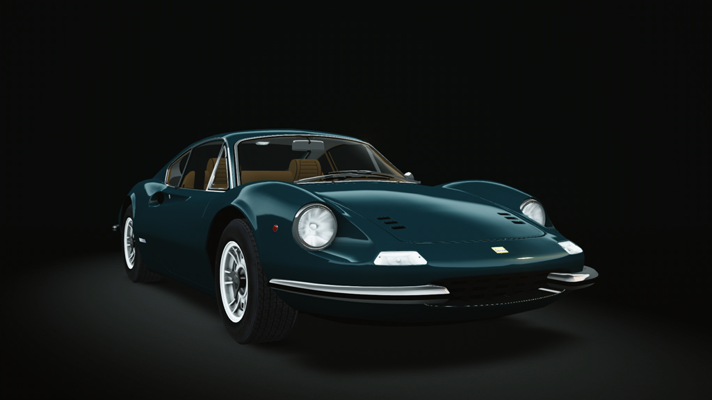 Ferrari Dino 246GT '69, skin Pino_Verde_con_Cognac