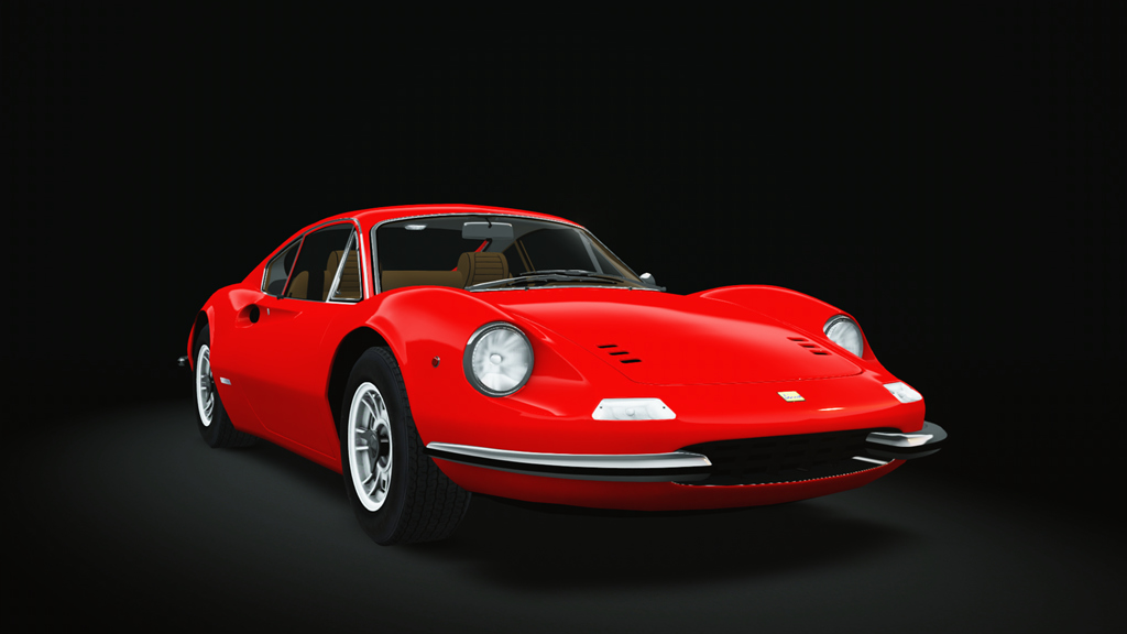 Ferrari Dino 246GT '69, skin Rosso_Chiaro_con_Cognac