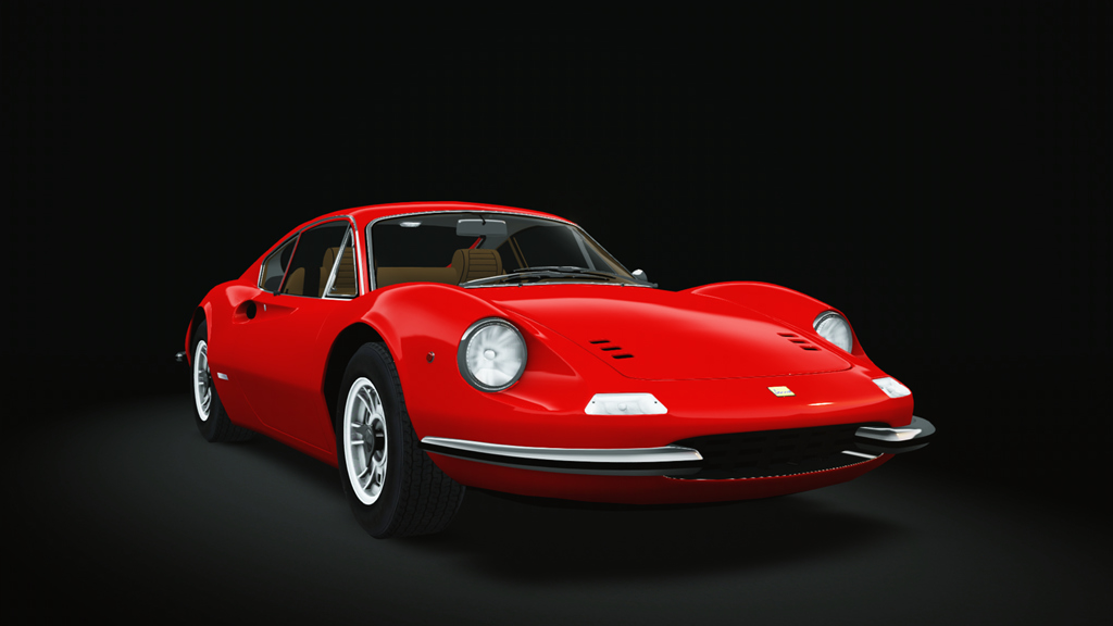 Ferrari Dino 246GT '69, skin Rosso_Ferrari_con_Cognac