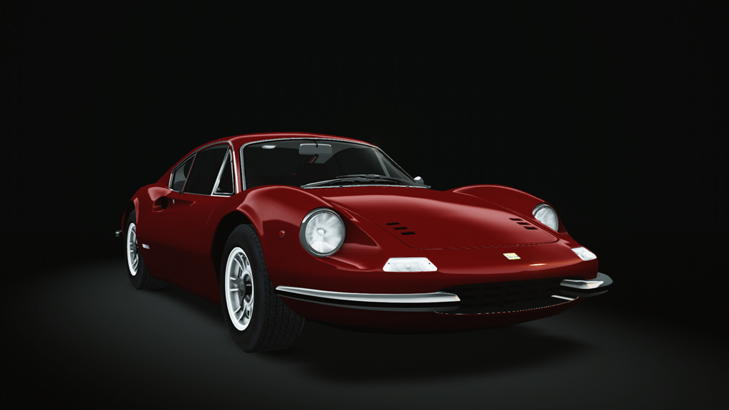 Ferrari Dino 246GT '69, skin Rosso_Rubino