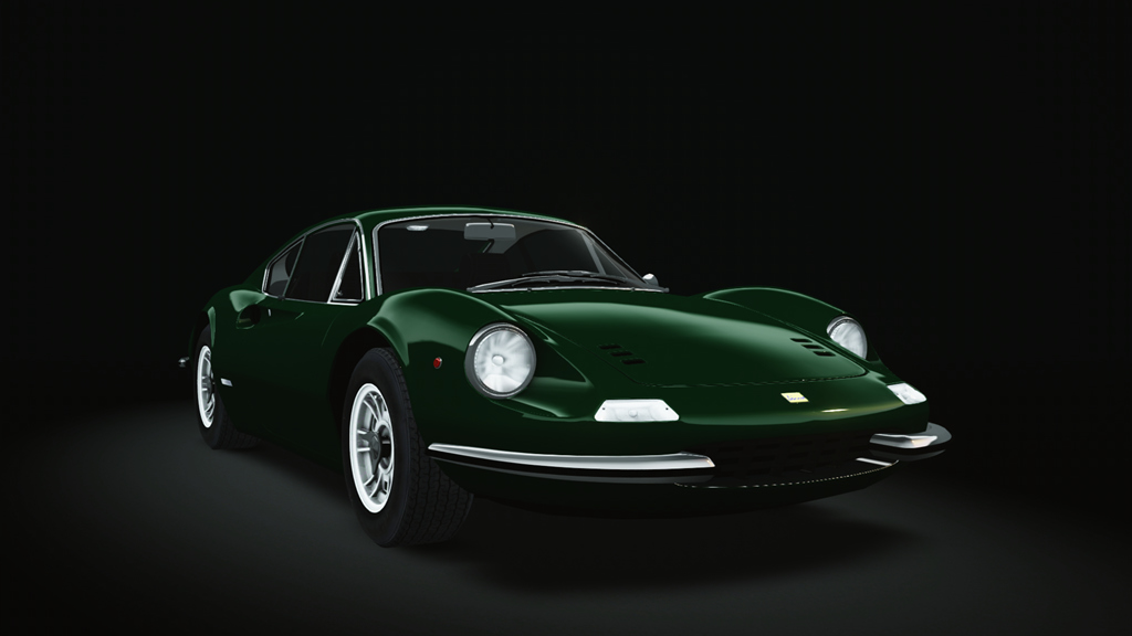 Ferrari Dino 246GT '69, skin Verde_Scuro_Ferrari