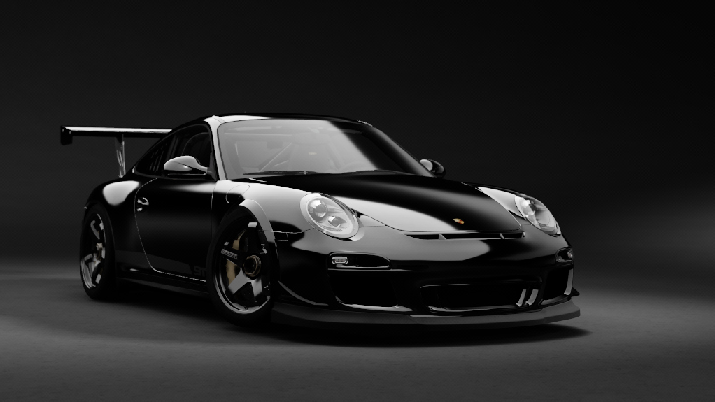 Porsche 911 (997) GT, skin 02_PTS Jet Black Metallic