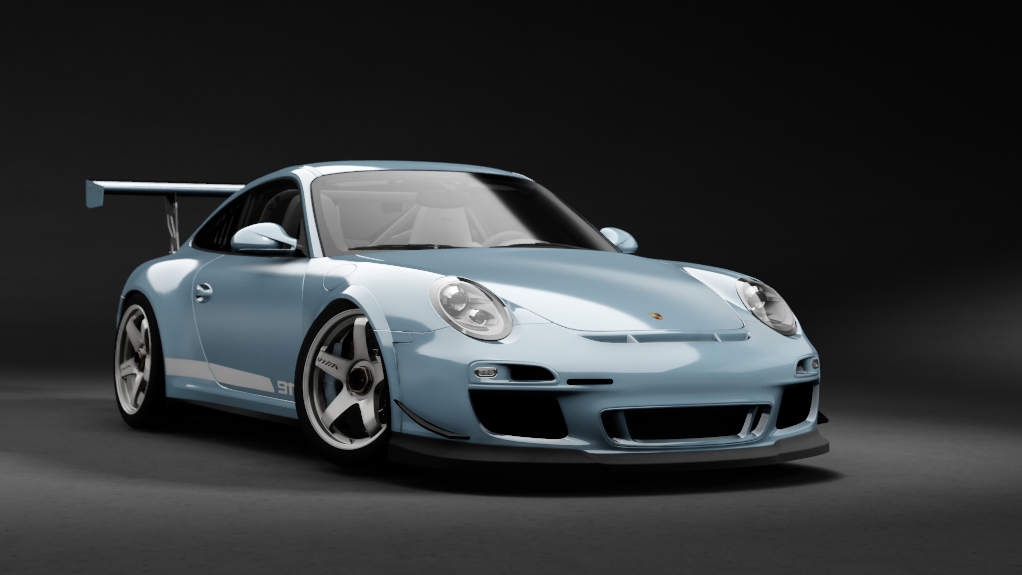 Porsche 911 (997) GT, skin 03_PTS Meissen Blue