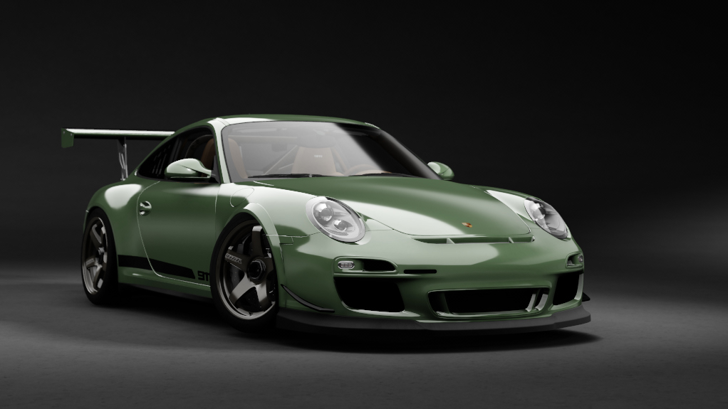 Porsche 911 (997) GT, skin 05_PTS Nato Olive