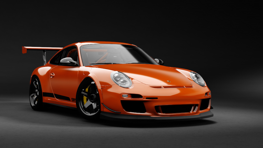 Porsche 911 (997) GT, skin 09_Lava Orange