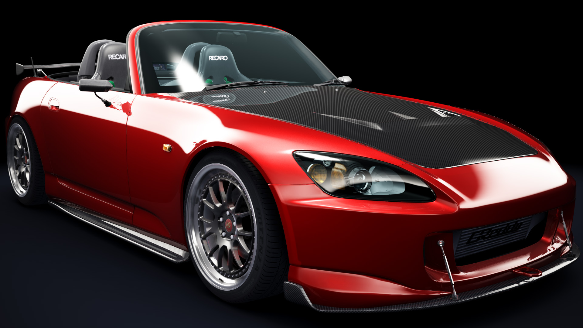 Honda Street S2000 AP2, skin Red_Shark