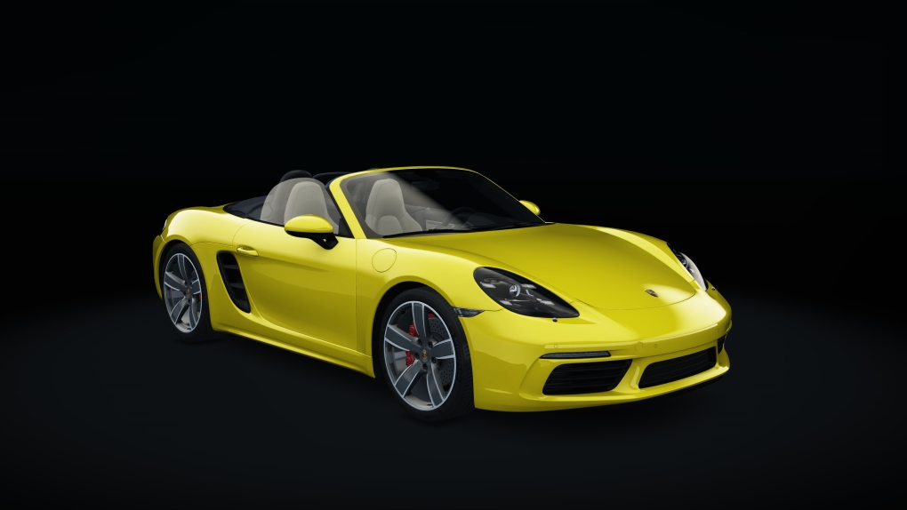 Porsche 718 Boxster S, skin 05_racing_yellow