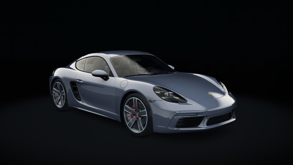 Porsche 718 Cayman S, skin 13_gt_silver_metallic