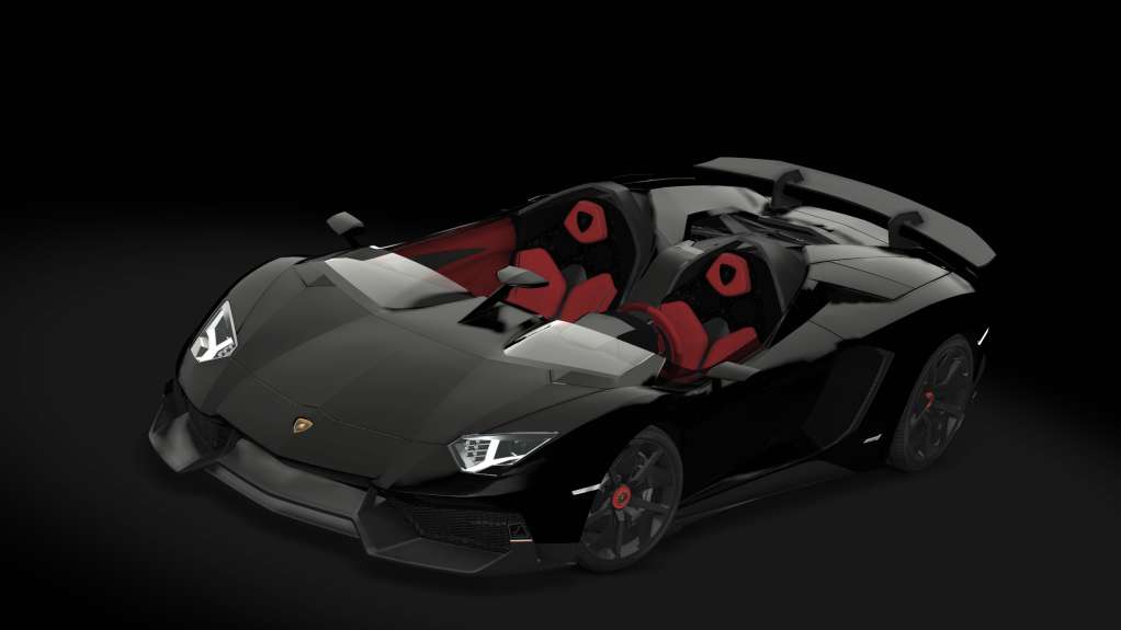 Lamborghini Aventador J, skin Black 2