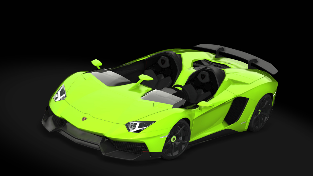 Lamborghini Aventador J, skin Green