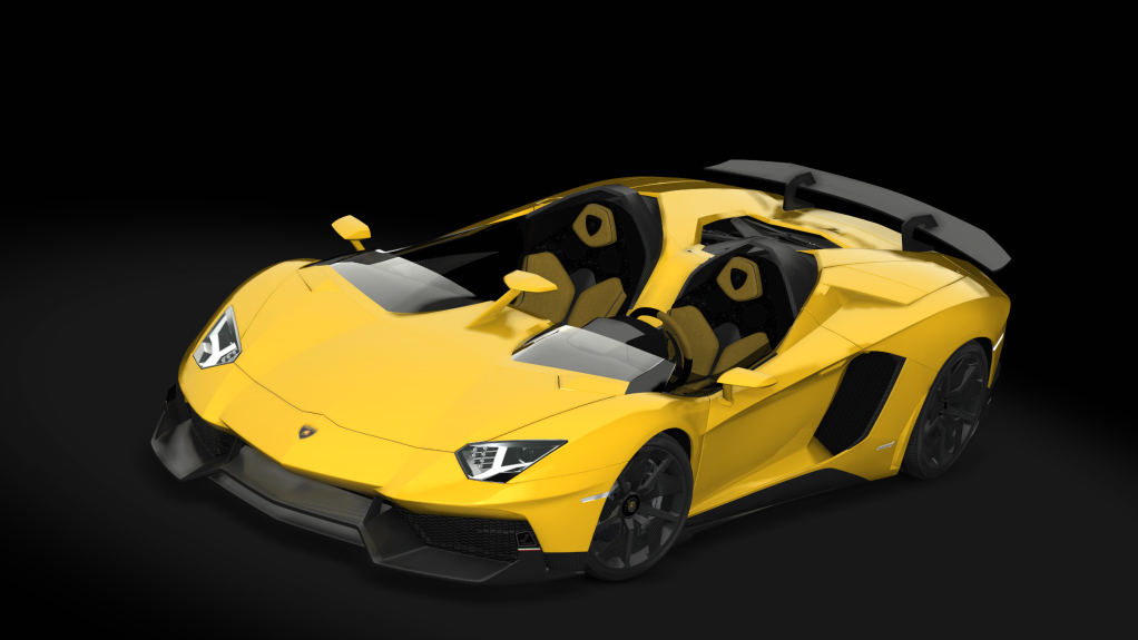 Lamborghini Aventador J, skin Yellow