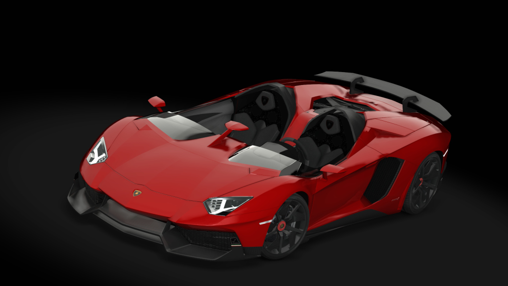 Lamborghini Aventador J, skin rosso_mars