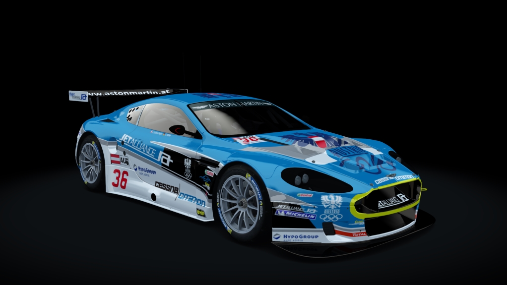 Aston Martin DBR9, skin Jetalliance Racing #36