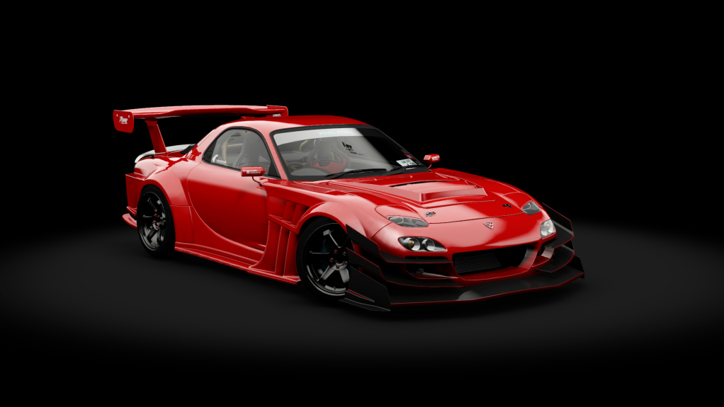 Mazda RX-7 QUAD Rotor Turbo AWD | Redd Tuned, skin Super_Red