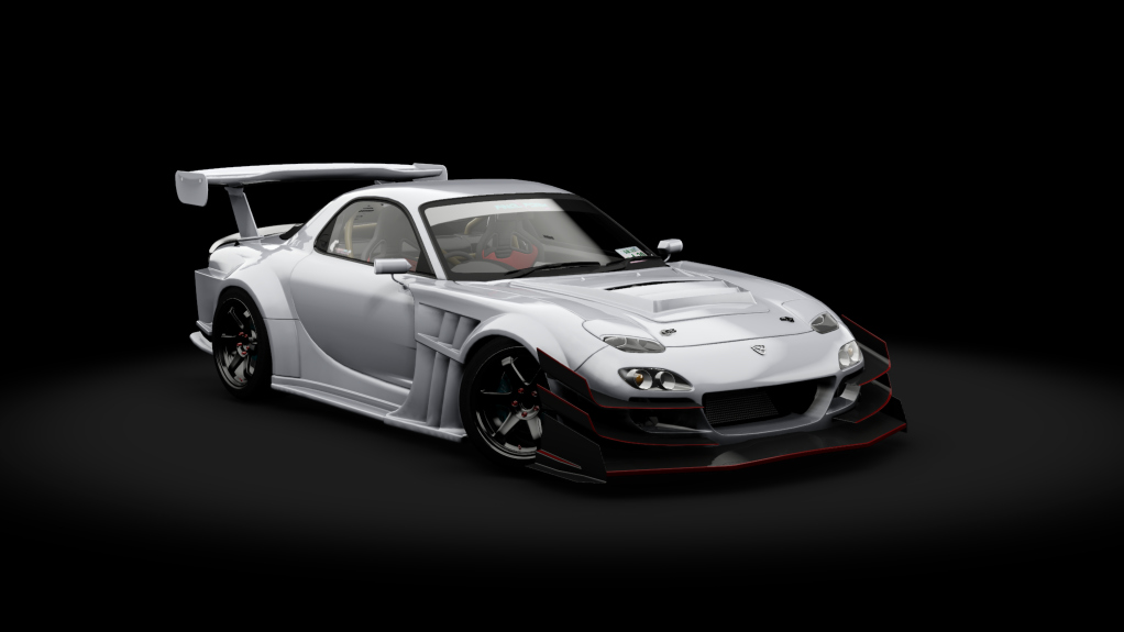 Mazda RX-7 QUAD Rotor Turbo AWD | Redd Tuned, skin black_grey