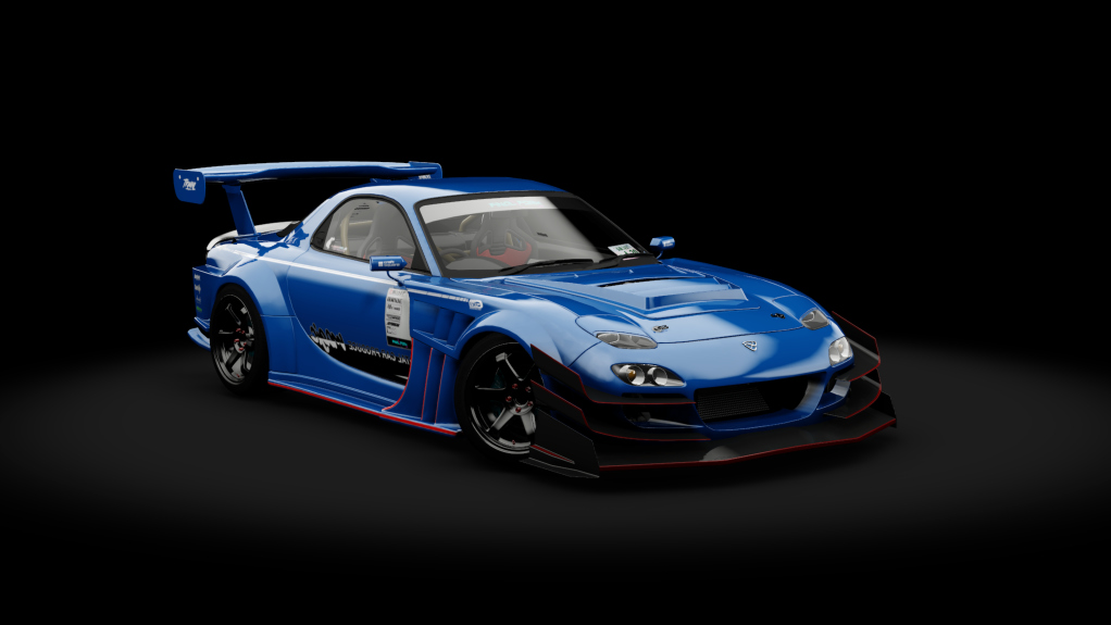 Mazda RX-7 QUAD Rotor Turbo AWD | Redd Tuned, skin blue ultimate