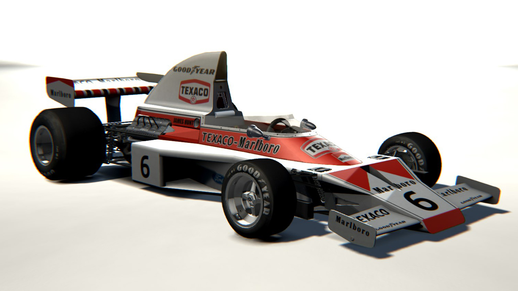 McLaren M23-5, skin Texaco_6