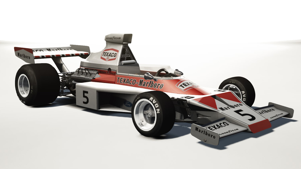 McLaren M23, skin Texaco_5