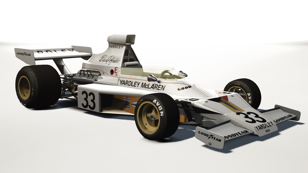 McLaren M23, skin Yardley_33_B