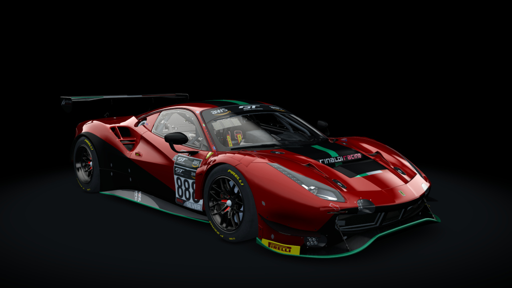 GT3 EVO - Ferrari 488 GT3 EVO 2020, skin #888 Rinaldi Racing