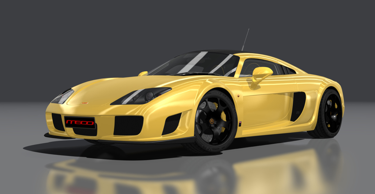 Noble M600 Carbon Sport, skin Carbon_Daff_Yellow